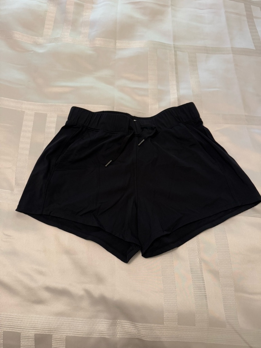 Women’s Black Drawstring Active Shorts